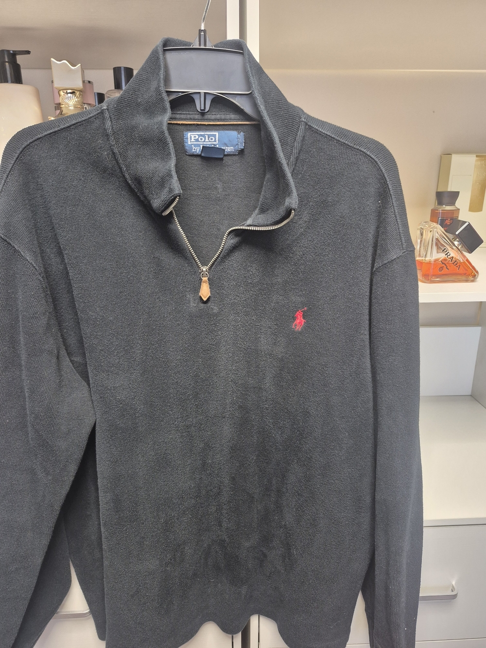 Polo by Ralph Lauren Black Quarter ZIP Pull Over